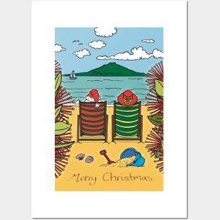 Kiwi Christmas Posters and Art